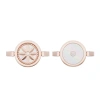 NOLYN Deoksugung Series Tile Flip Ring White mother-of-Pearl Light Luxury versatile Design style Versatile ring Application Scenario